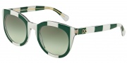Dolce & Gabbana DG4249 Sunglasses Sunglasses - 30268E Striped Green / Green Gradient