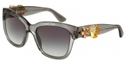 Dolce & Gabbana DG4247B Sunglasses Sunglasses - 29168G Transparent Grey / Grey Gradient