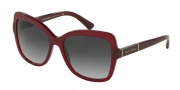 Dolce & Gabbana DG4244 Sunglasses Sunglasses - 26818G Opal Red / Grey Gradient