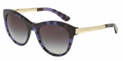 Dolce & Gabbana DG4243 Sunglasses Sicilian Taste Sunglasses - 28908G Violet Cube / Grey Gradient