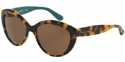 Dolce & Gabbana DG4239 Sunglasses Sunglasses - 289173 Top Havana on Petroleum / Brown