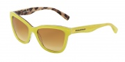 Dolce & Gabbana DG4237 Sunglasses Sunglasses - 28842L Top Opal Yellow/Leo / Light Yellow Gradient Ochre