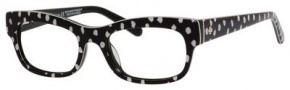 Kate Spade Karena Eyeglasses Eyeglasses - 0FC1 Black / White Dot