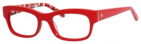 Kate Spade Karena Eyeglasses Eyeglasses - 0DQ8 Red Dots