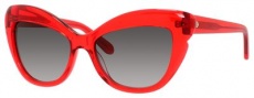 Kate Spade Odelia/S Sunglasses Sunglasses - 0W98 Crystal Cherry (F8 gray gradient lens)