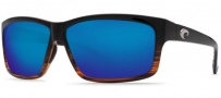 Costa Del Mar Cut Sunglasses - Coconut Fade Frame Sunglasses - Coconut Fade / Blue Mirror 400G