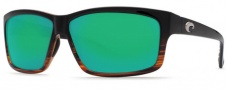 Costa Del Mar Cut Sunglasses - Coconut Fade Frame Sunglasses - Coconut Fade / Green Mirror 400G