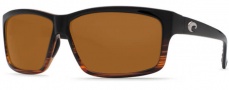 Costa Del Mar Cut Sunglasses - Coconut Fade Frame Sunglasses - Coconut Fade / Amber 580P