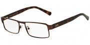 Armani Exchange AX1002 Eyeglasses Eyeglasses - 6016 Satin Brown / Demo Lens