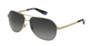 Dolce & Gabbana DG2144 Sunglasses Sunglasses - 1253T3 Pale Gold / Polarized Grey Gradient