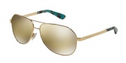 Dolce & Gabbana DG2144 Sunglasses Sunglasses - 02/F9 Gold / Gold Mirror