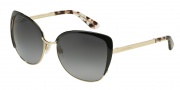Dolce & Gabbana DG2143 Sunglasses Sunglasses - 488/T3 Pale Gold/Black / Polar Grey Gradient