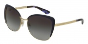 Dolce & Gabbana DG2143 Sunglasses Sunglasses - 12538G Pale Gold/Violet / Grey Gradient