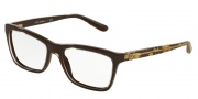 Dolce & Gabbana DG3220 Eyeglasses Eyeglasses - 2918 Crystal on Brown