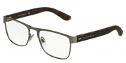 Dolce & Gabbana DG1270 Eyeglasses Eyeglasses - 1261 Gunmetal Rubber