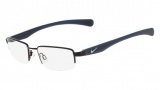 Nike 4634 Eyeglasses Eyeglasses - 004 Satin Black / Dark Grey