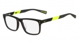 Nike 5536 Eyeglasses Eyeglasses - 010 Black / Volt