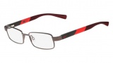 Nike 5573 Eyeglasses Eyeglasses - 075 Gunmetal / Red