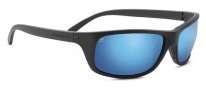 Serengeti Bormio Sunglasses Sunglasses - 8165 Satin Black Polarized / Phd 555nm Blue