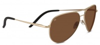 Serengeti Carrara Sunglasses Sunglasses - 8296 Satin Soft Gold / Polarized Drivers