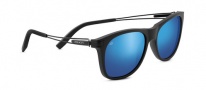 Serengeti Pavia Sunglasses Sunglasses - 8203 Satin Black / Polarized 555nm Blue