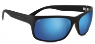 Serengeti Pistoia Sunglasses Sunglasses - 8298 Satin Black / Polarized 555nm Blue