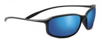Serengeti Sestriere Sunglasses Sunglasses - 8110 Satin Black / Polarized PhD 555nm Blue