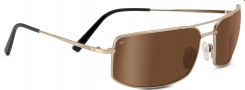 Serengeti Treviso Sunglasses Sunglasses - 8306 Satin Solft Gold / Polarized Drivers Gold