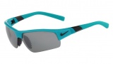 Nike Show X2-XL EV0807 Sunglasses Sunglasses - 306 Green / Black / Grey with Silver Flash Lens