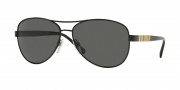 Burberry BE3080 Sunglasses Sunglasses - 100187 Black / Gray
