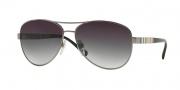 Burberry BE3080 Sunglasses Sunglasses - 10038G Gunmetal / Gray Gradient