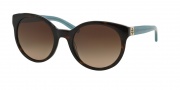 Tory Burch TY7079 Sunglasses Sunglasses - 135913 Tortoise / Milky Fountain / Dark Brown Gradient