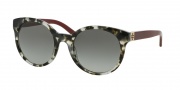 Tory Burch TY7079 Sunglasses Sunglasses - 139411 Grey Tortoise /Milky Cabernet / Grey Gradient