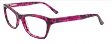 Easyclip EC352 Eyeglasses Eyeglasses - 30 Dark Pink / Black / Grey Clip