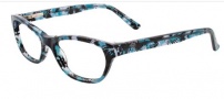 Easyclip EC351 Eyeglasses Eyeglasses - 60 Crystal / Aqua / Black / Grey Clip