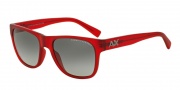Armani Exchange AX4008 Sunglasses Sunglasses - 802711 Matte Samba Transparent / Grey Gradient