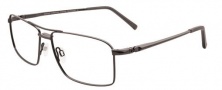 Easyclip EC349 Eyeglasses Eyeglasses - 20 Satin Dark Grey / Grey Clip