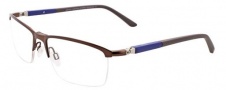 Easyclip EC348 Eyeglasses Eyeglasses - 10 Satin Dark Brown / Brown Clip
