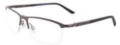 Easyclip EC348 Eyeglasses Eyeglasses - 20 Satin Dark Grey / Grey Clip