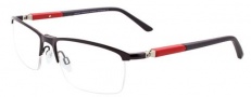 Easyclip EC348 Eyeglasses Eyeglasses - 90 Satin Black / Grey Clip