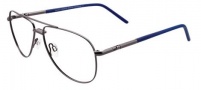 Easyclip EC344 Eyeglasses Eyeglasses - 20 Satin Grey / Grey Clip
