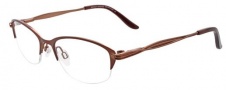 Easyclip EC343 Eyeglasses Eyeglasses - 10 Satin Brown / Brown Clip