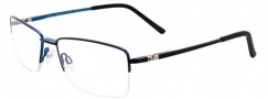 Easyclip EC340 Eyeglasses Eyeglasses - 90 Matte Black / Grey Clip