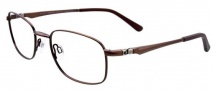 Easyclip EC339 Eyeglasses Eyeglasses - 10 Satin Brown / Brown Clip
