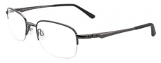 Easyclip EC338 Eyeglasses Eyeglasses - 20 Satin Dark Grey / Grey Clip