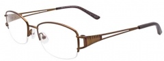 Easyclip EC337 Eyeglasses Eyeglasses - 10 Satin Bronze / Brown Clip