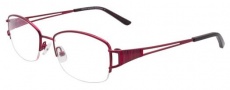 Easyclip EC337 Eyeglasses Eyeglasses - 30 Satin Raspberry / Grey Clip