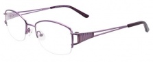 Easyclip EC337 Eyeglasses Eyeglasses - 80 Satin Light Plum / Grey Clip
