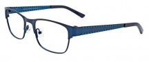 Easyclip EC335 Eyeglasses Eyeglasses - 50 Satin Navy / Grey Clip