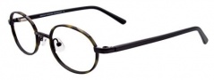 Easyclip EC334 Eyeglasses Eyeglasses - 90 Tortoise Green / Grey Clip